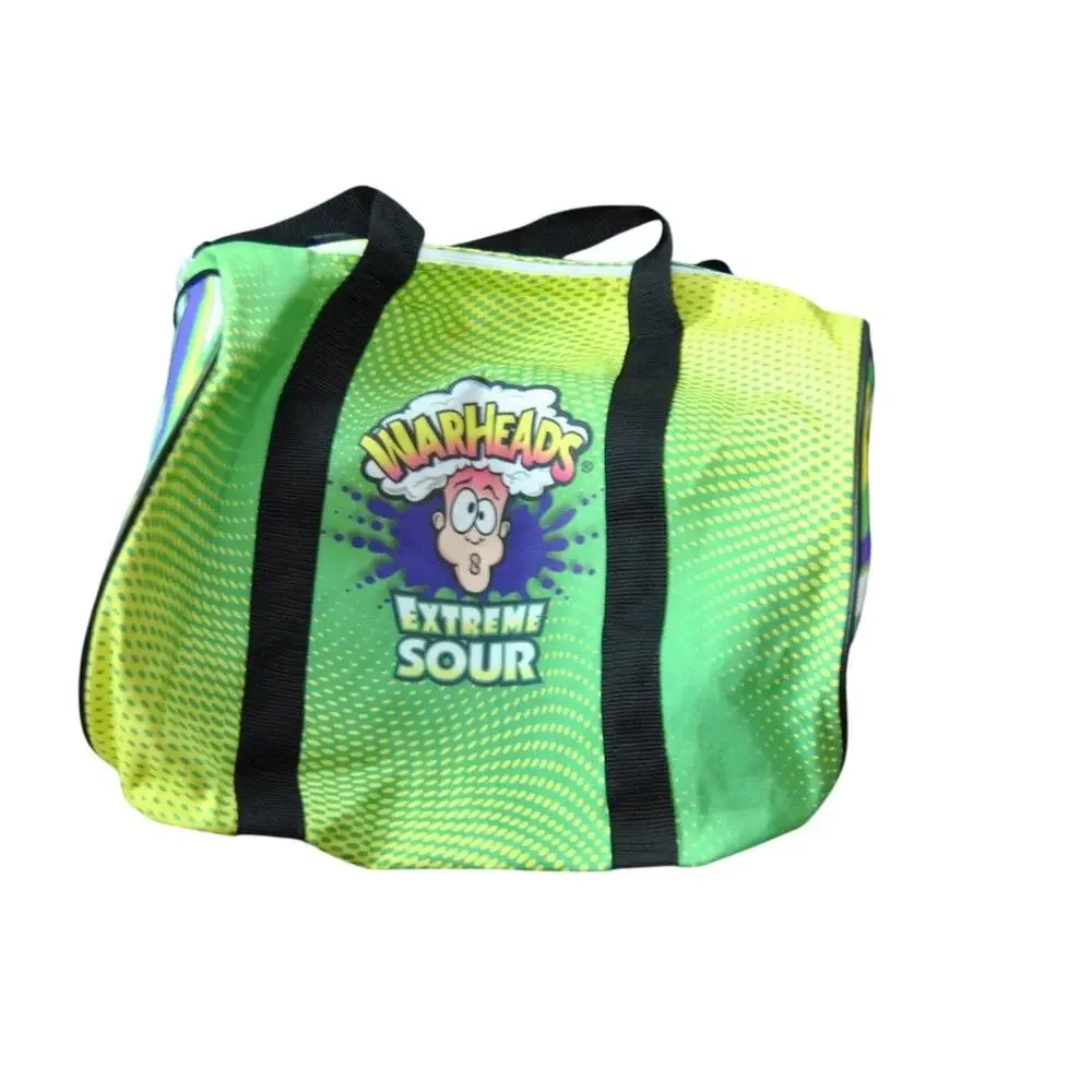Warheads Extreme Sour Duffle Bag Green